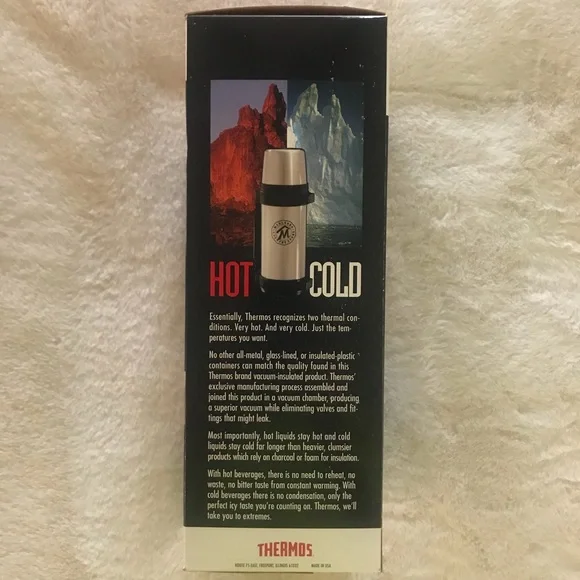 MARLBORO COUNTRY STORE THERMOS STAINLESS-STEEL VACUUM BOTTLE - Picture 3 of 9